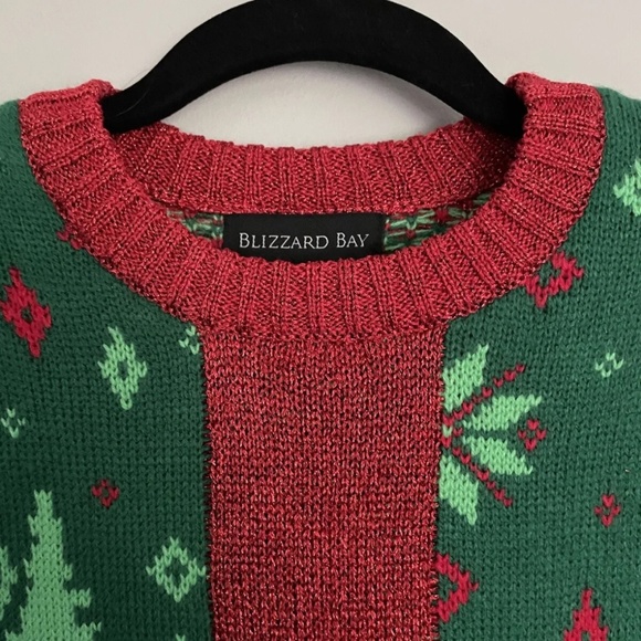 Blizzard Bay sz S Gift to the world from Santa Ugly Holiday Christmas Sweater - Picture 6 of 8